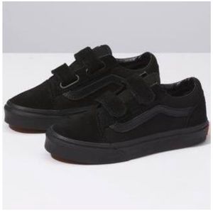 All black old school Vans